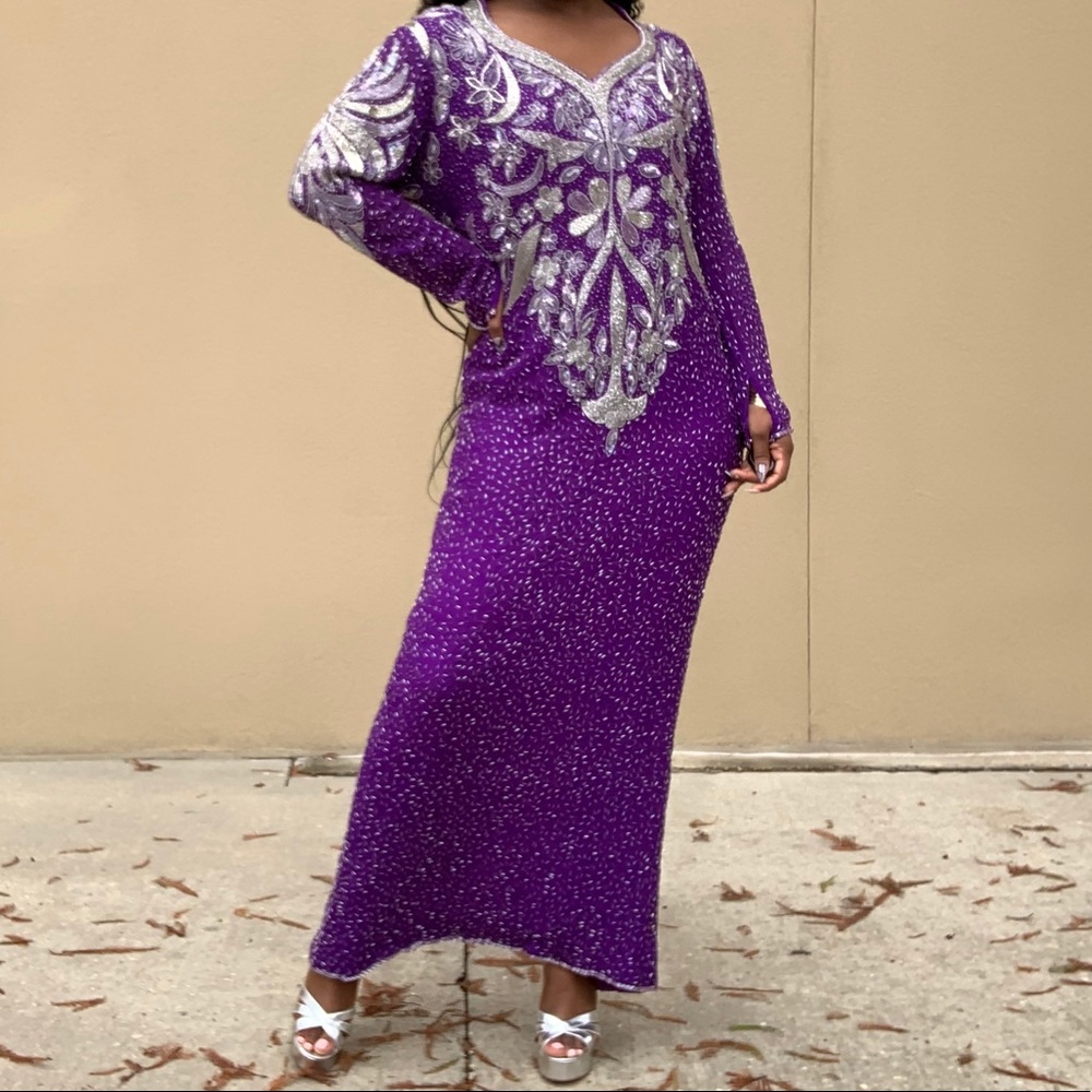 Vintage sequin gown
